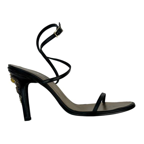 Dibrera Paolo Zanoli Donna Jewels on Heel Ankle Strap Sandal US Size 9 NIB - Picture 1 of 13
